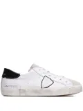 Philippe Model Paris leather suede sneakers - NERO/BIANCO