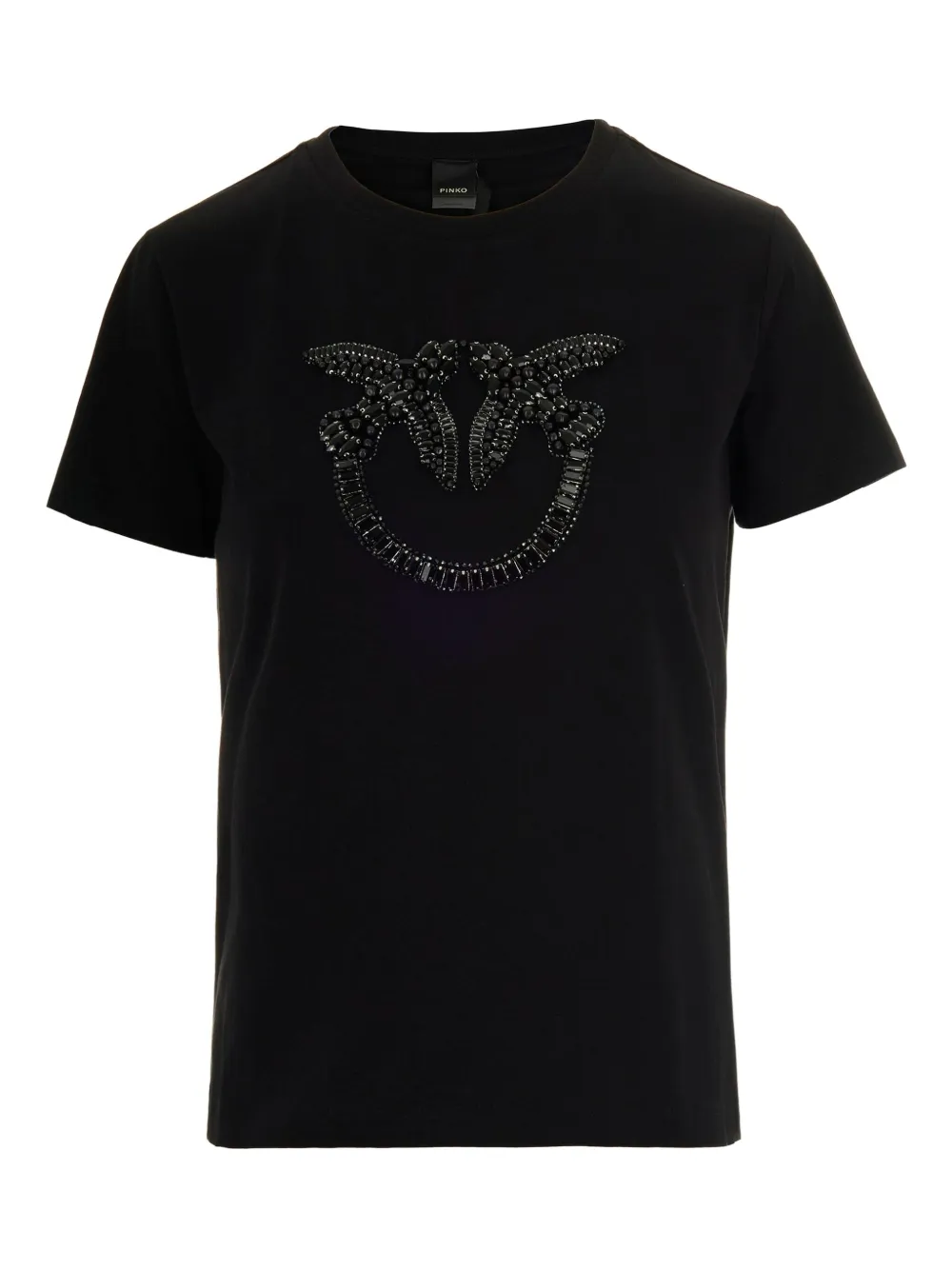 bird embellishment cotton T-shirt