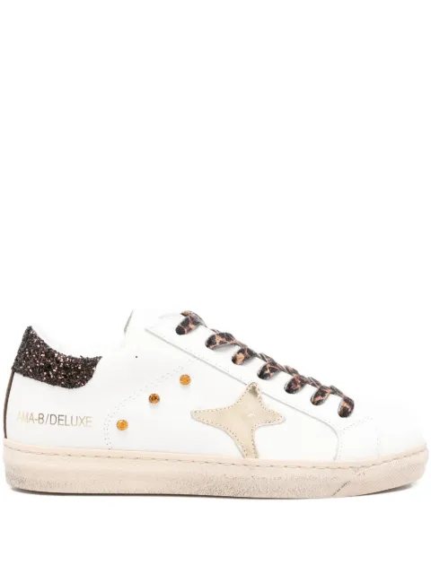 Ama Brand glitter-panel sneakers