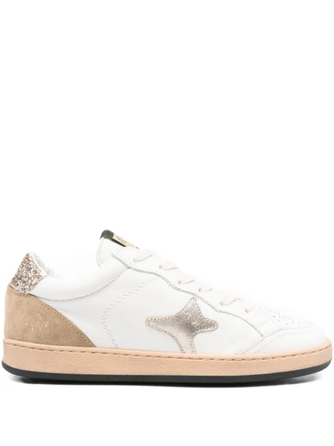 Ama Brand glitter-panel star sneakers
