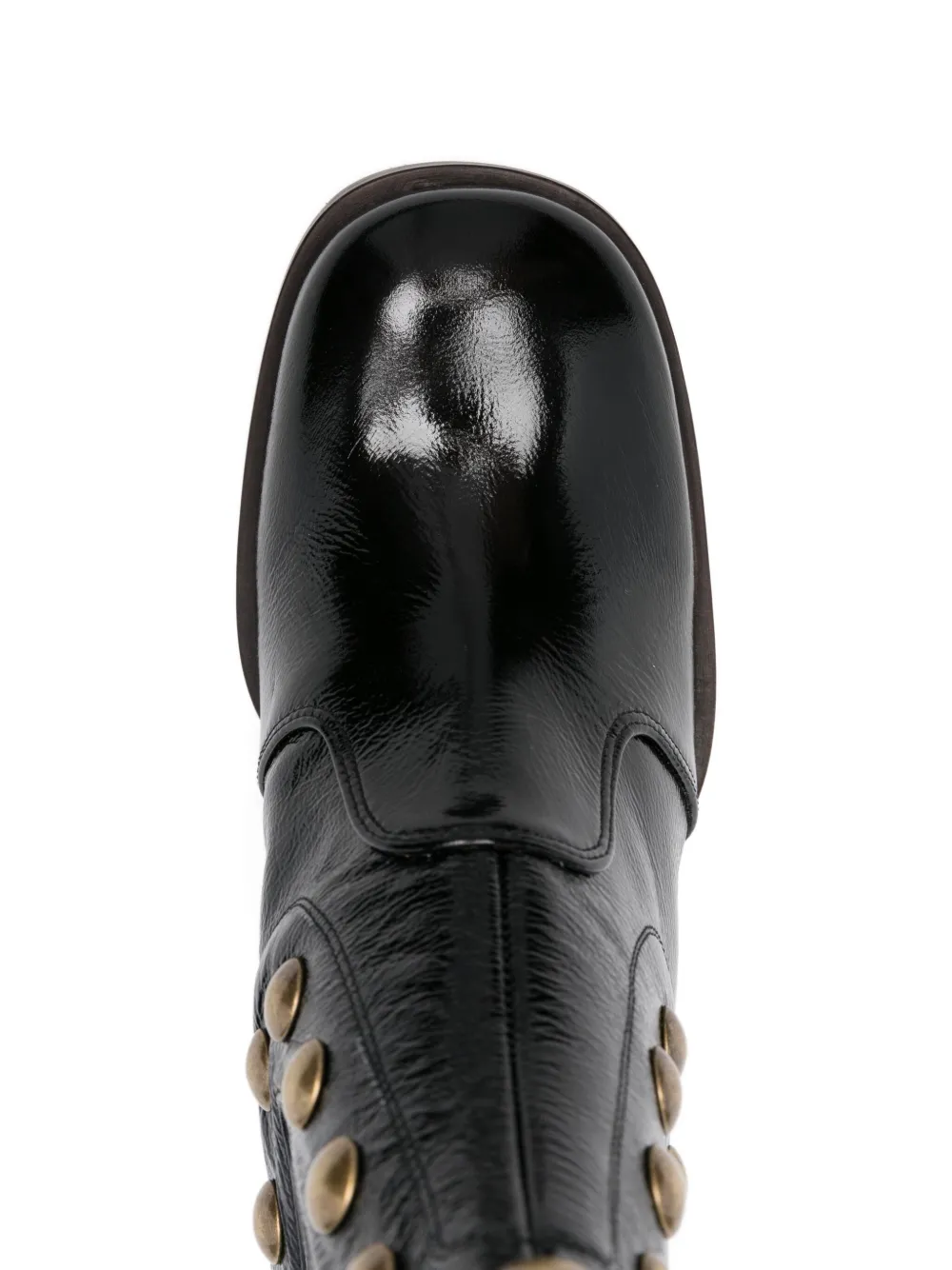 Chie Mihara 75mm Embellished Block-heel Ankle Boots In Black