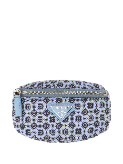 Prada printed logo wallet