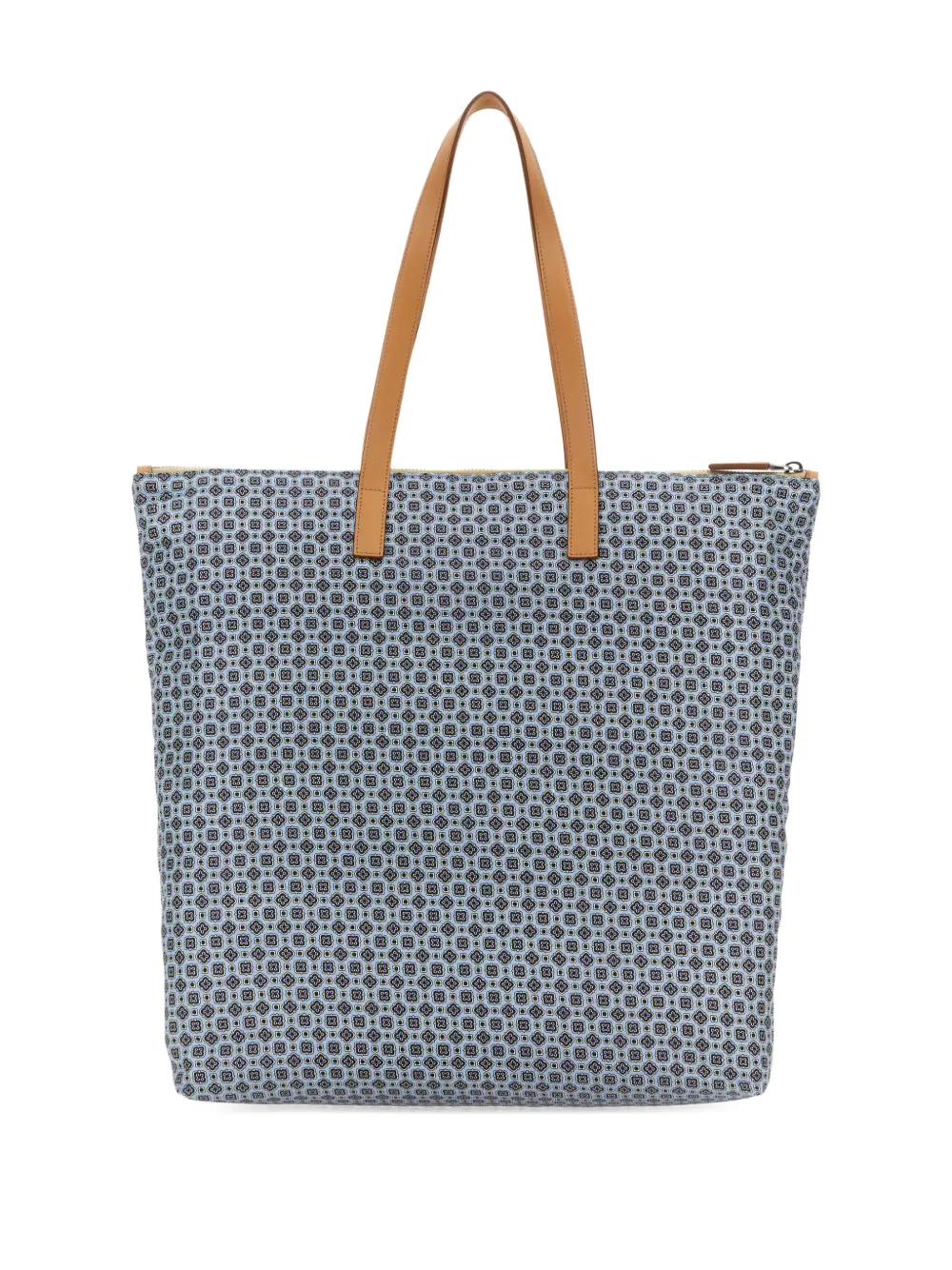 Prada large geometric-pattern tote bag Blauw