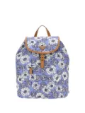 Prada floral-print backpack - Blue