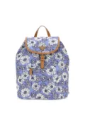Prada floral-print backpack - Blue