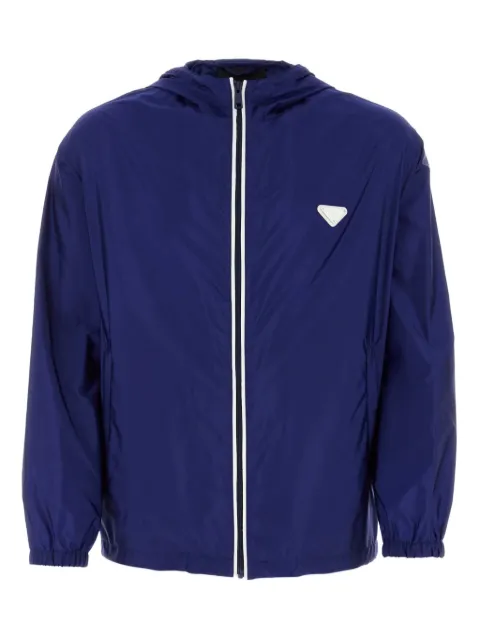 Prada recycled-nylon hooded windbreaker
