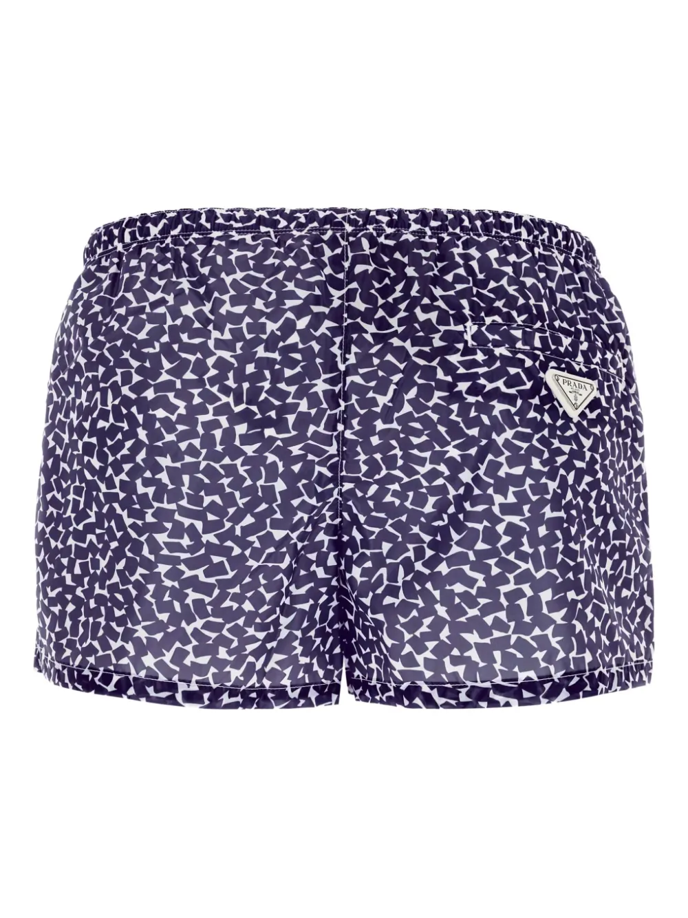 Prada abstract-print swimming shorts Blauw