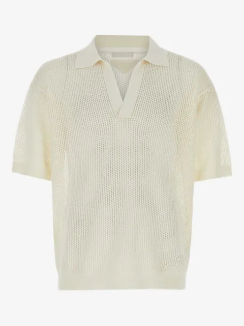 Prada playera tipo polo de tejido flojo