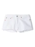 RE/DONE x Levi's frayed-hem denim shorts - White