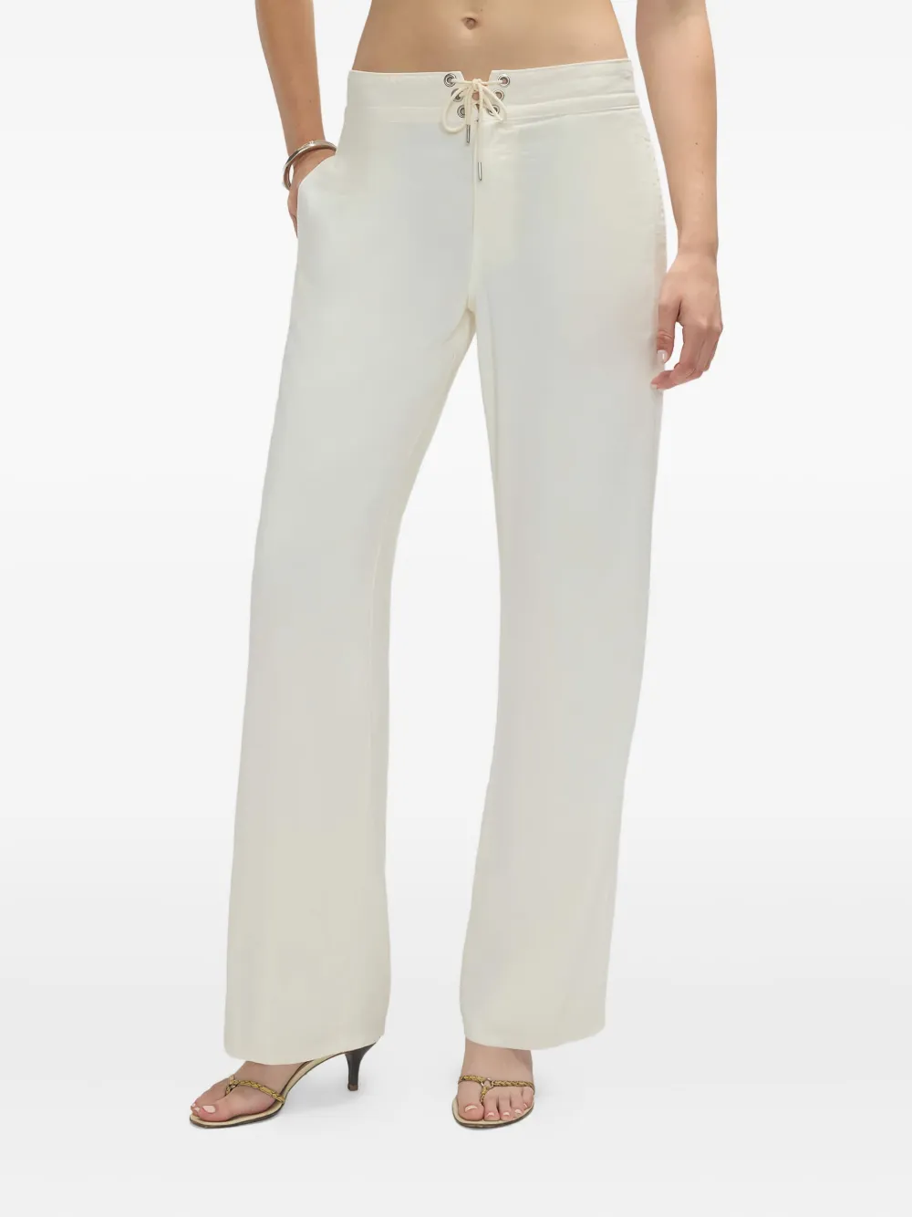 RE/DONE The Surf Pant drawstring trousers - Wit