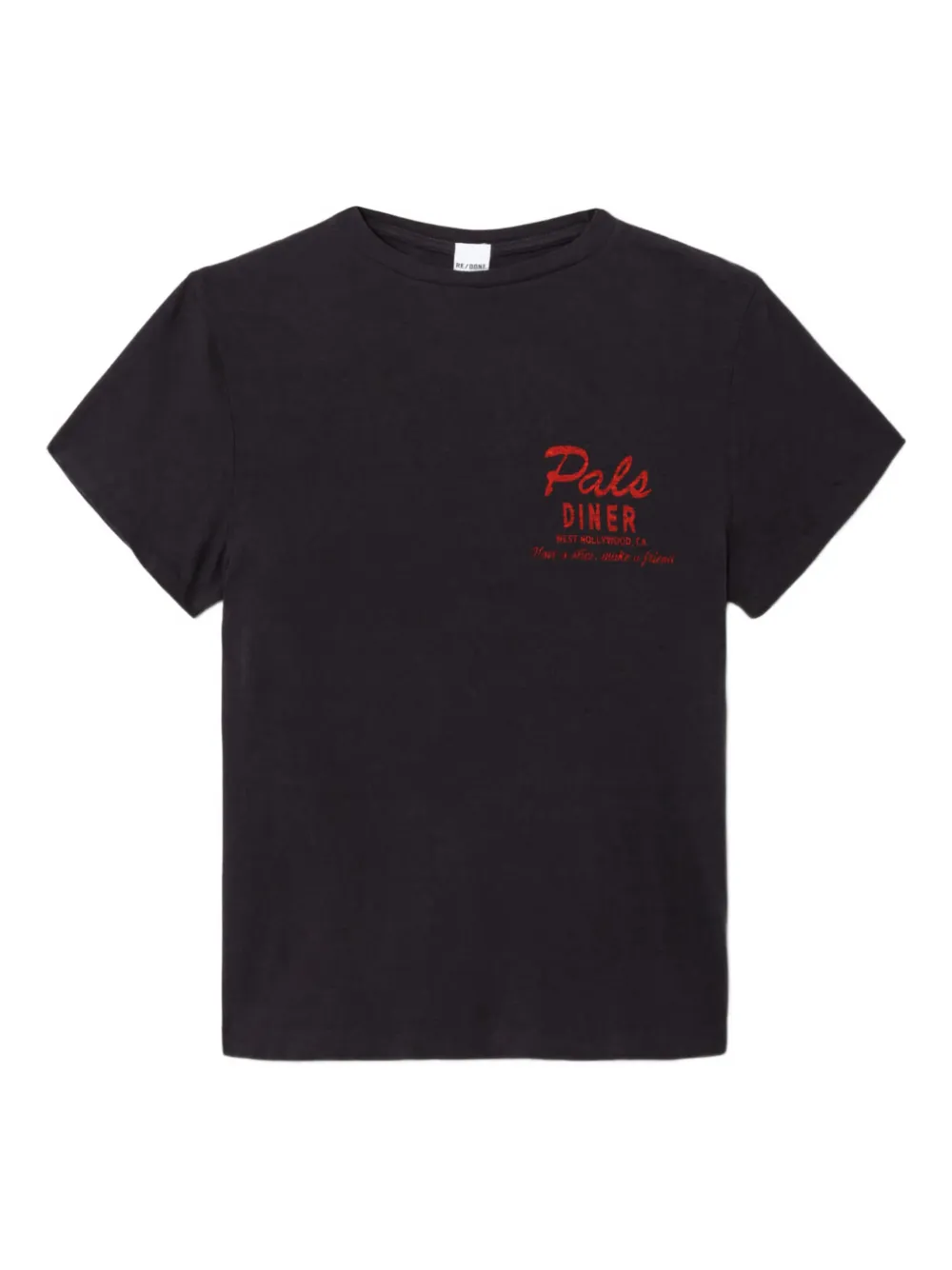 RE/DONE cherry pie graphic tee | Black | Image 1