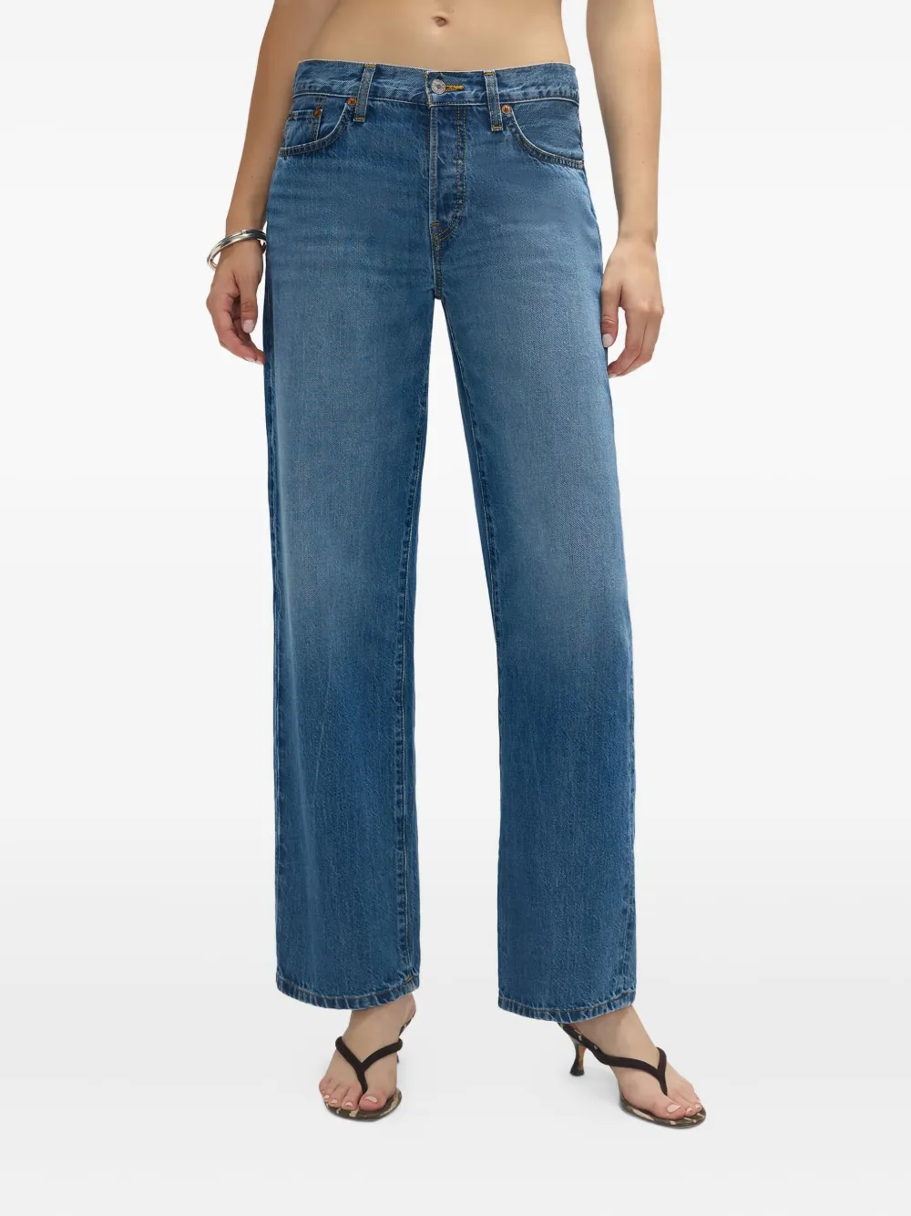 RE/DONE Thrasher high-waist jeans - Blauw