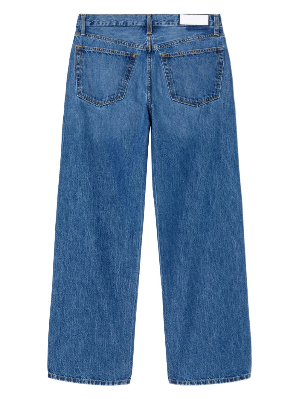 RE DONE Thrasher high-waist jeans Blauw