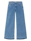RE/DONE mid-rise frayed-hem jeans - Blue