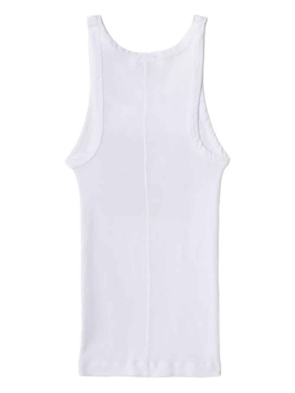 RE DONE ribbed graphic tank Wit