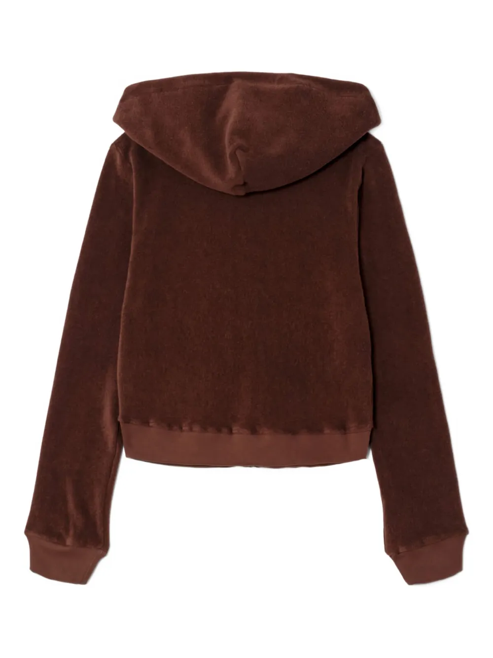 RE/DONE Shrunken terry zip-up hoodie - Bruin