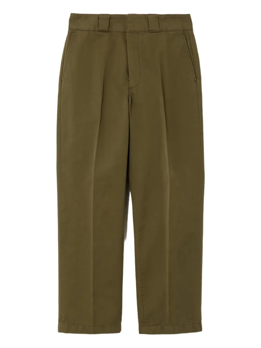 Re/done Pressed-crease Trousers In Green