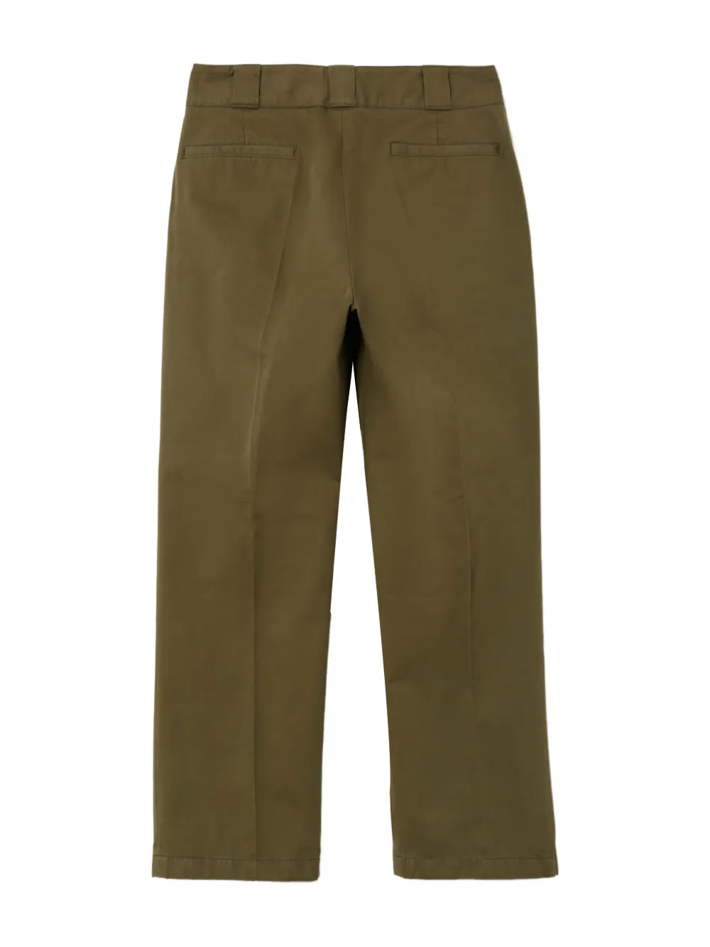 Re/done Pressed-crease Trousers In Green