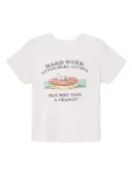 RE/DONE Snoopy Hard Work T-shirt - White