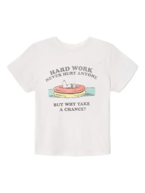 RE/DONE Snoopy Hard Work T-shirt