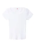 RE/DONE ribbed round-neck tee - White