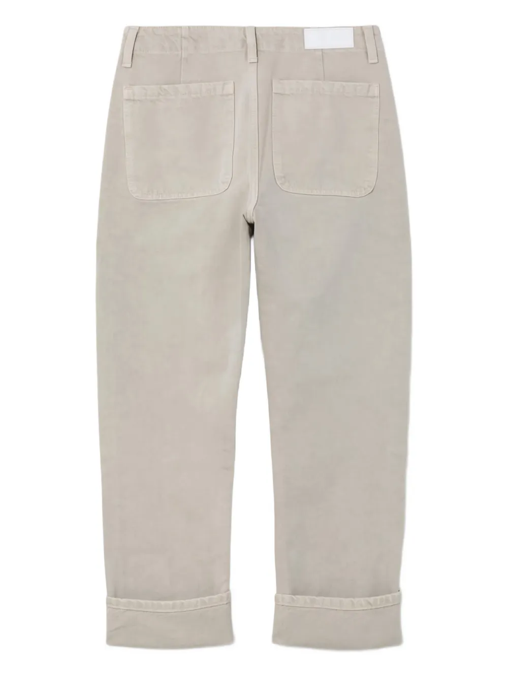 RE DONE The Bender Jean cuffed jeans Beige