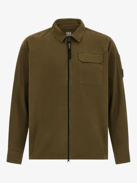 C.P. Company zip long-sleeved shirt jacket