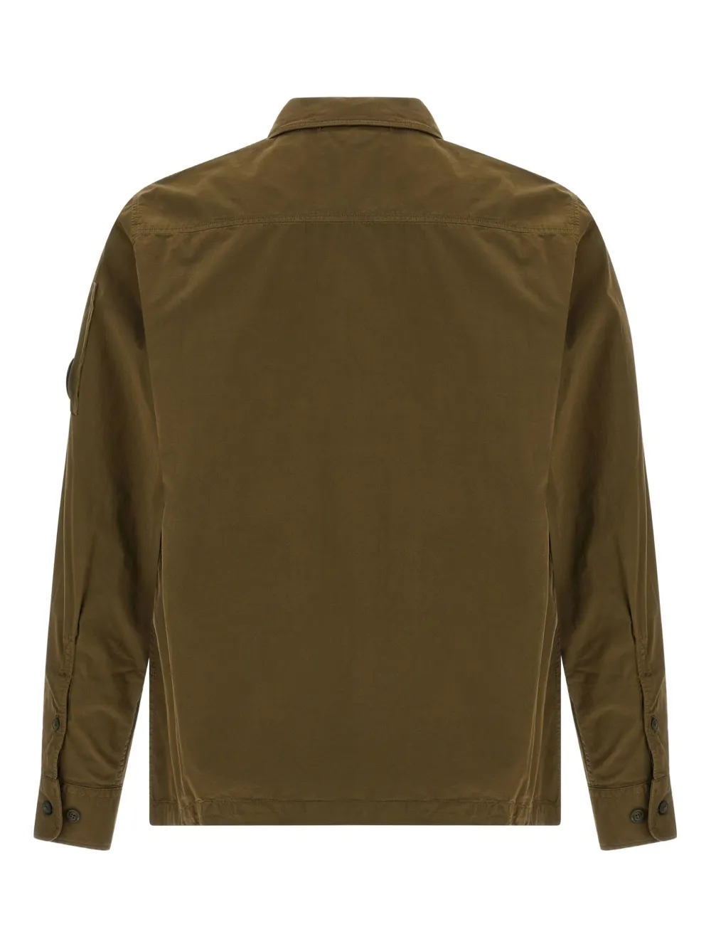C.P. Company zip long-sleeved shirt jacket Groen