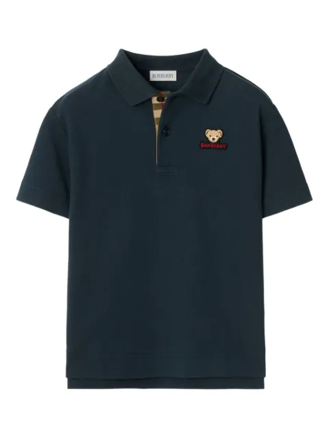 Burberry Kids Thomas Bear-embroidered polo shirt