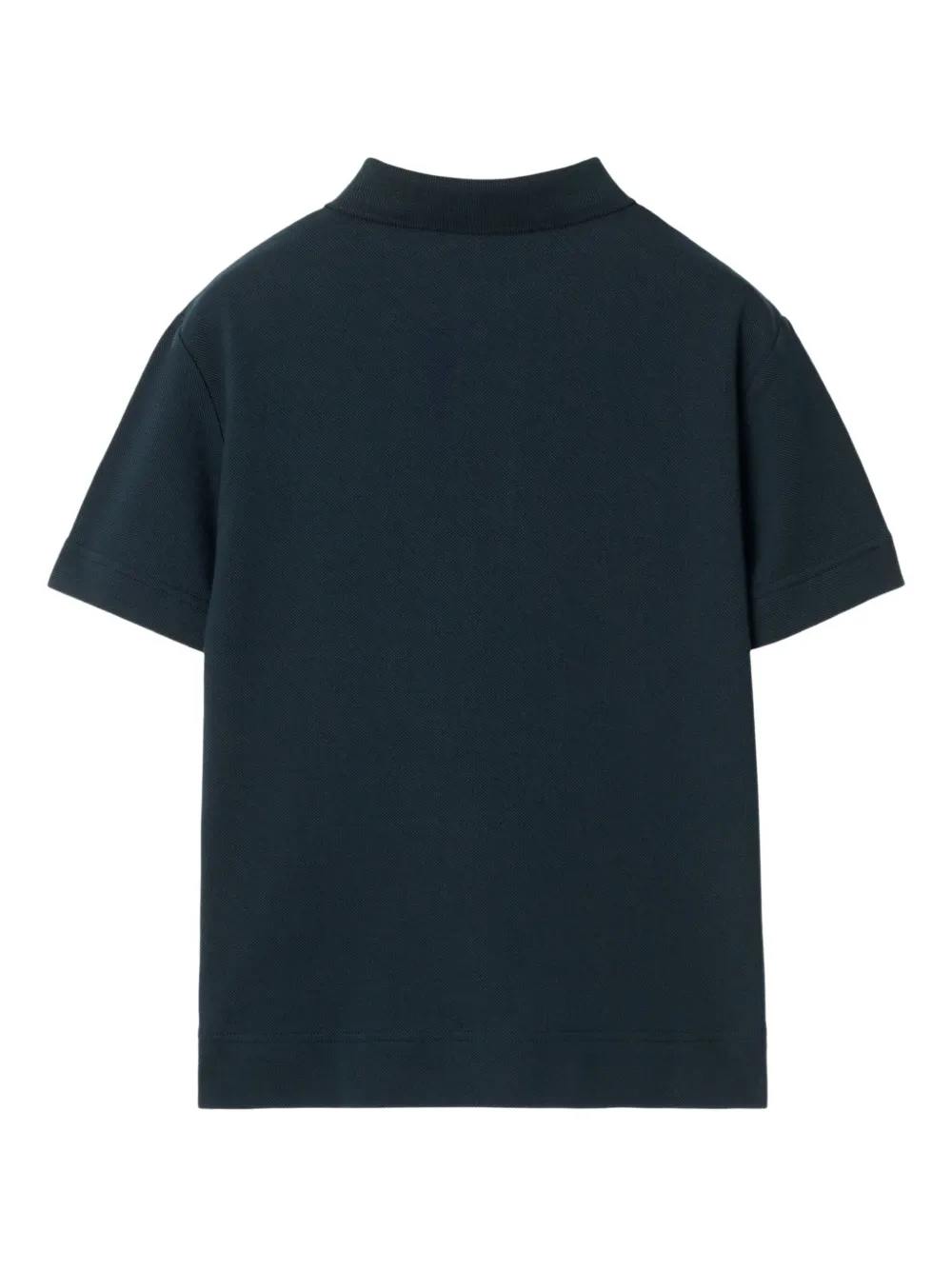 Burberry Kids Thomas Bear poloshirt met borduurwerk Blauw