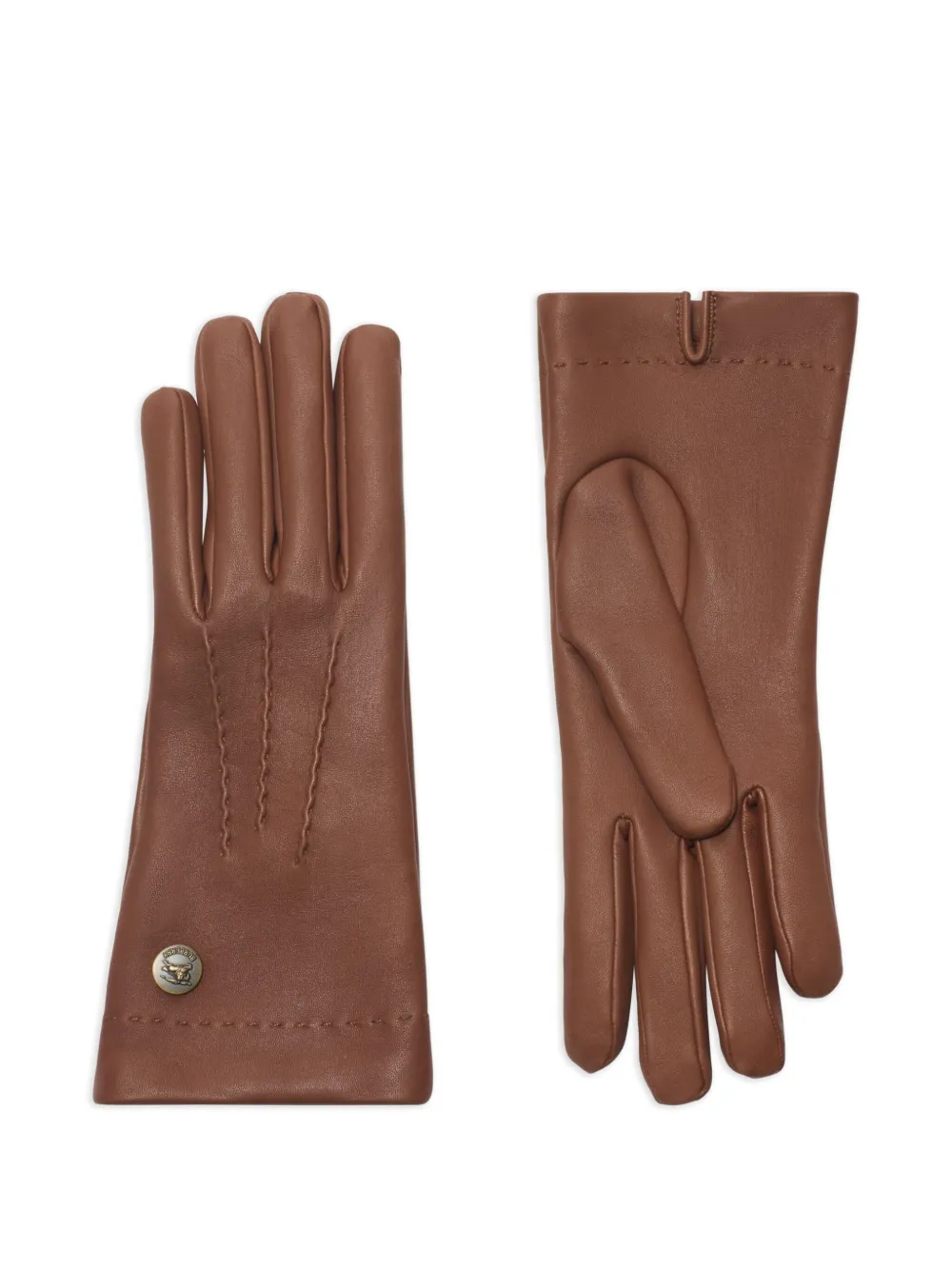 Burberry leather lined gloves | Image 2