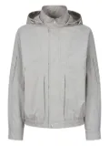 STUDIO TOMBOY hooded drawstring jacket - Grey