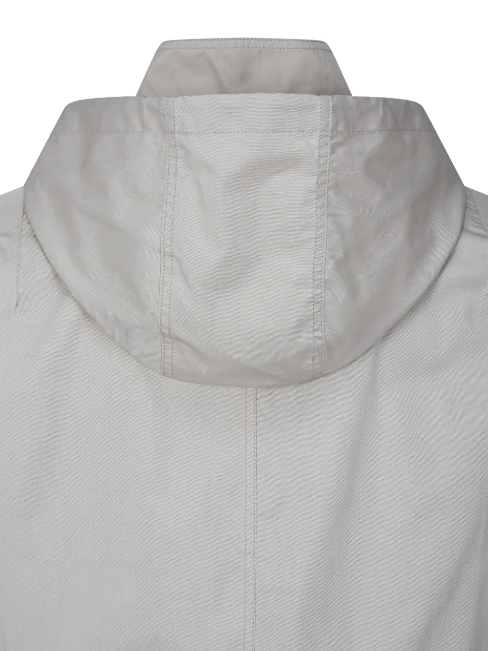 Studio Tomboy Hooded Drawstring Jacket In Gray
