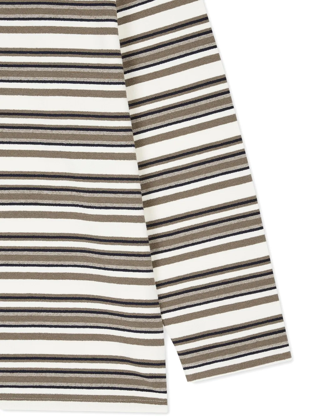 Studio Tomboy Stripe Ringer Long-sleeve T-shirt In Black