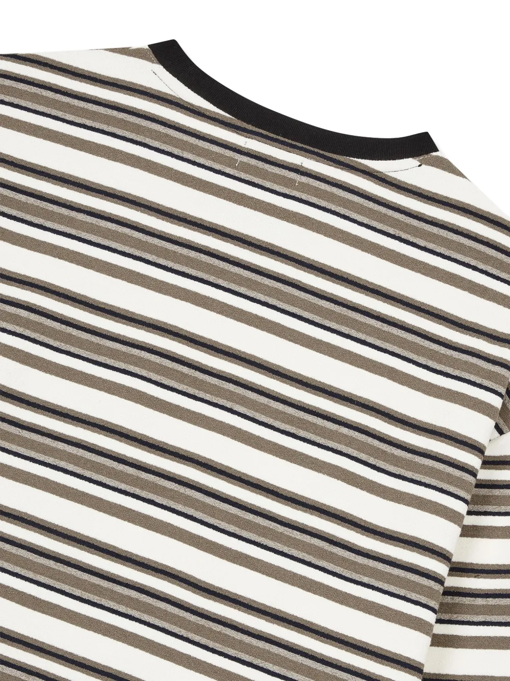 Studio Tomboy Stripe Ringer Long-sleeve T-shirt In Black