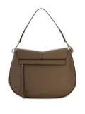 GIANNI CHIARINI half-moon leather shoulder bag - Brown