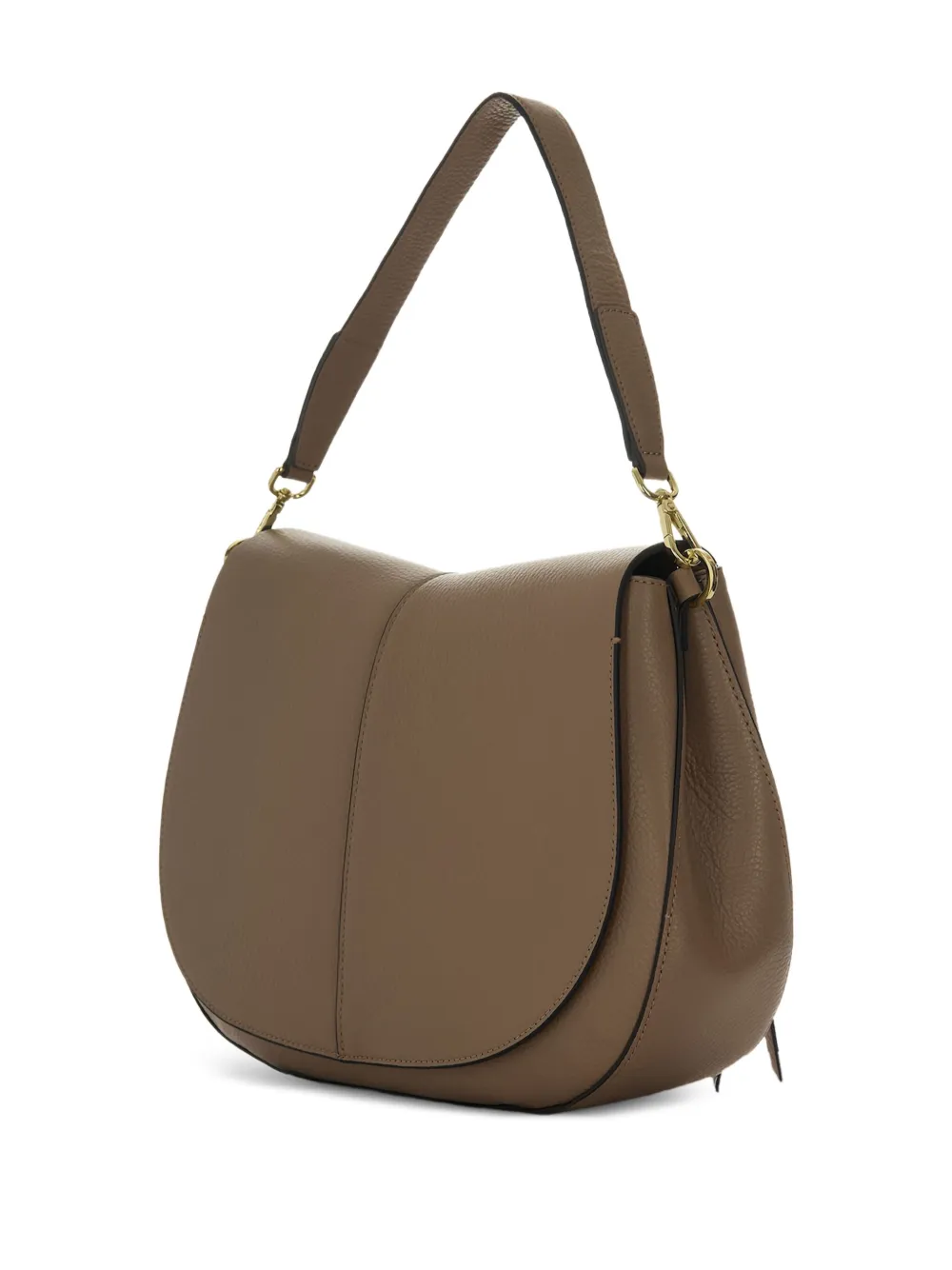 GIANNI CHIARINI half-moon leather shoulder bag - Bruin