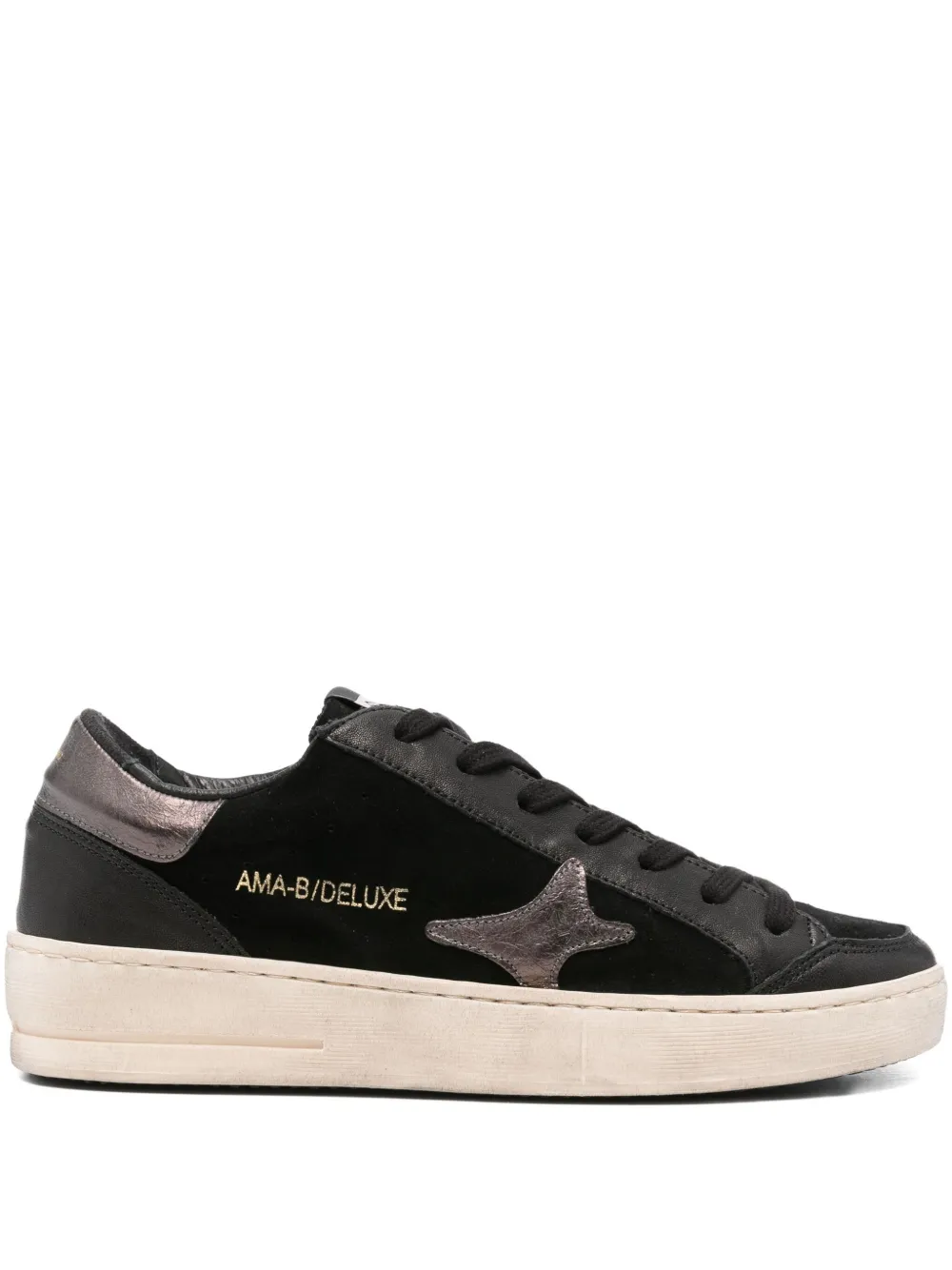 Ama Brand zapatillas con detalle de estrella | negro | Image 1