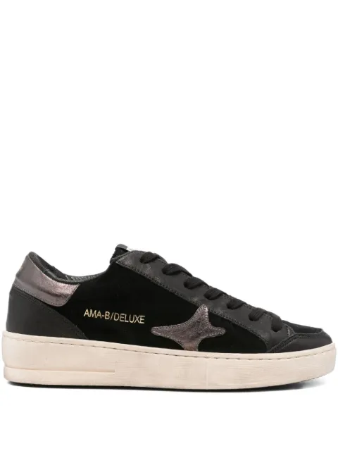 Ama Brand star-detail leather sneakers