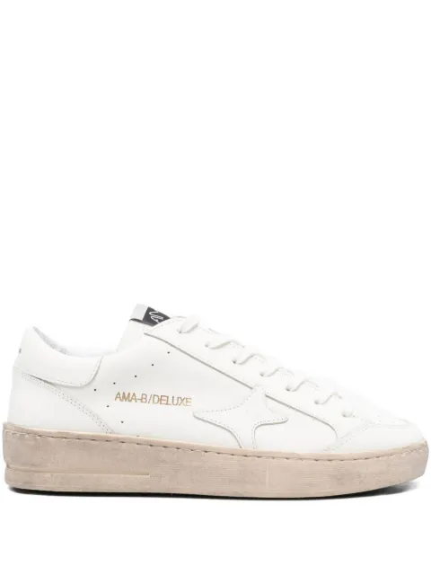 Ama Brand star-detail leather sneakers
