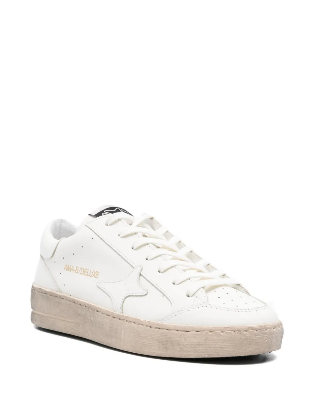 Ama Brand star-detail leather sneakers | Low-Tops | Image 2