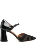 Chie Mihara 80mm leather ankle-strap pumps - Black