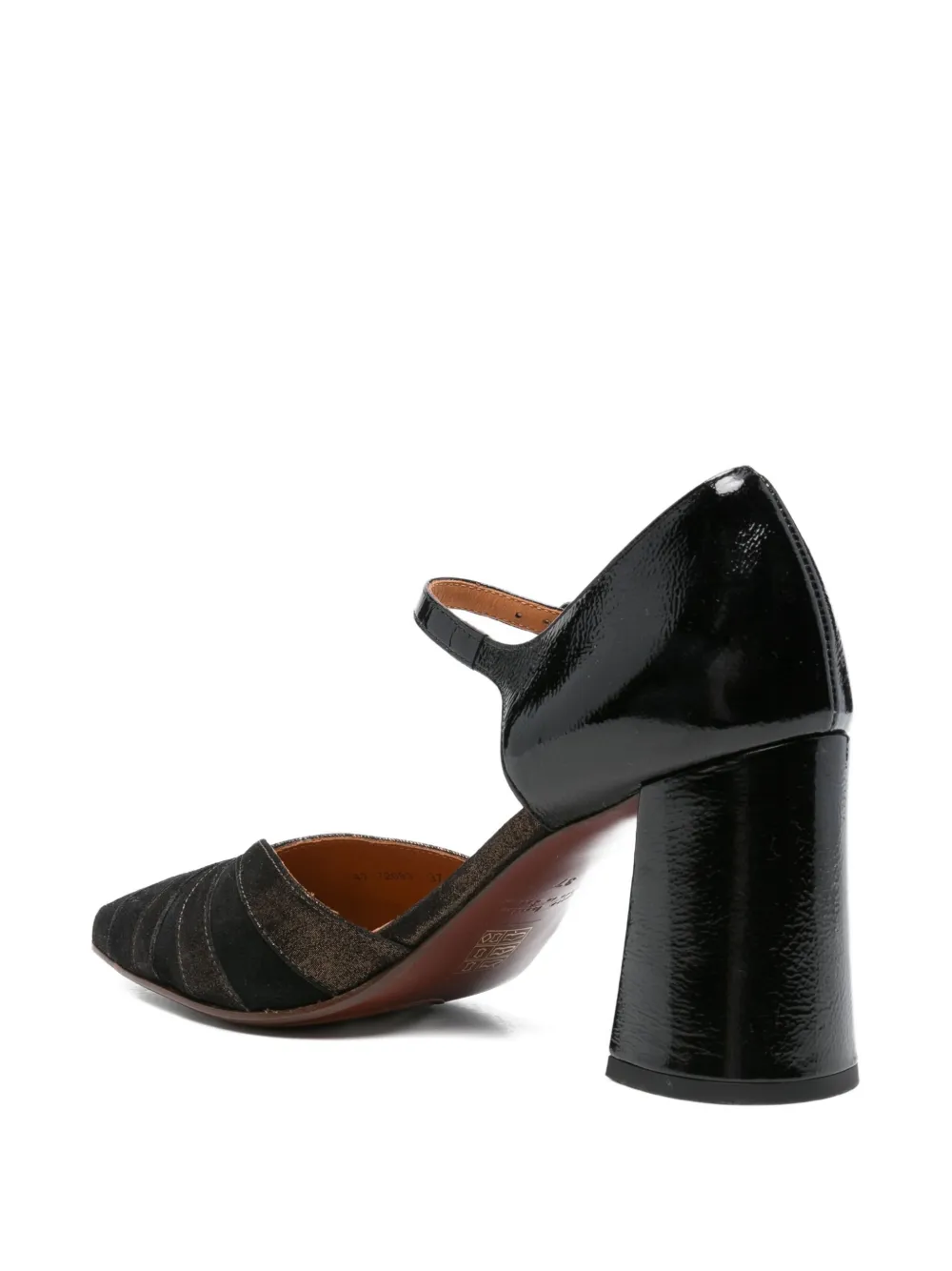 Chie Mihara 80mm leather ankle-strap pumps Black