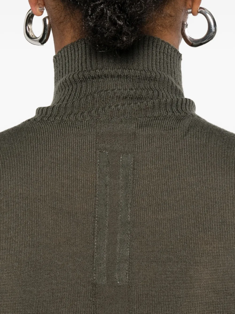 Rick Owens Concordians SI mouwloze top met hoge hals Groen