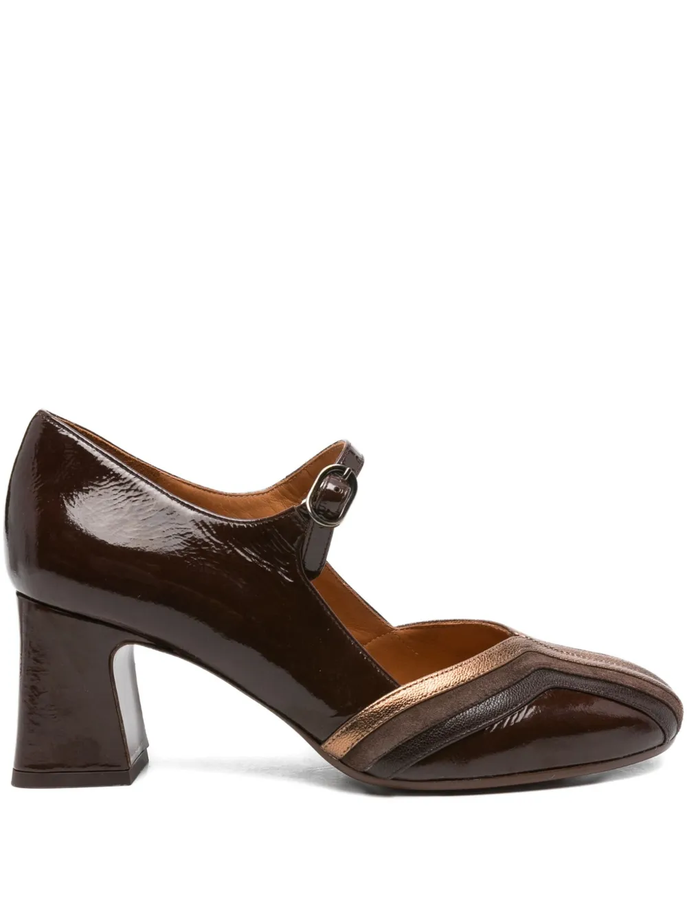 Chie Mihara Feva Pumps In Brown Leather In Brown