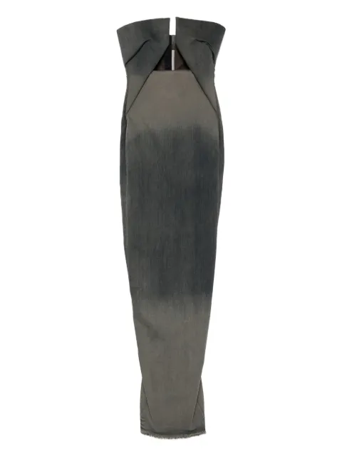 Rick Owens cut-out strapless dress