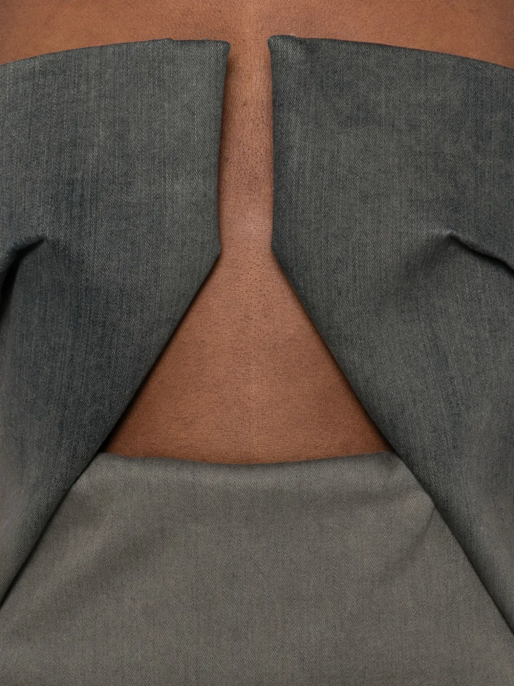 Rick Owens Strapless jurk Grijs
