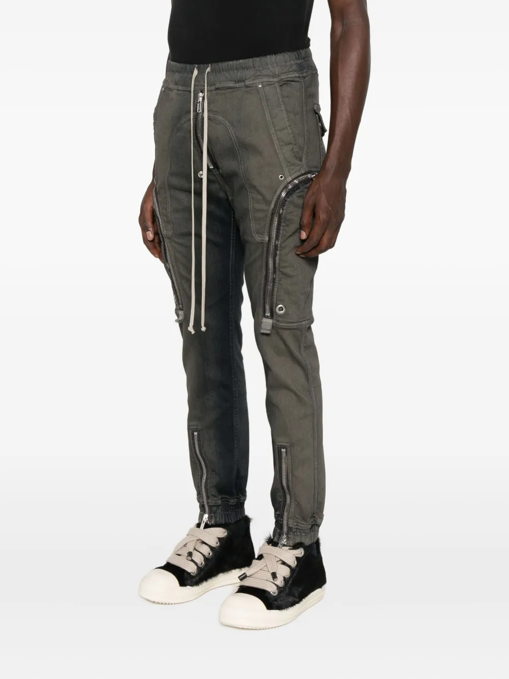 Rick Owens Broek met rits Grijs