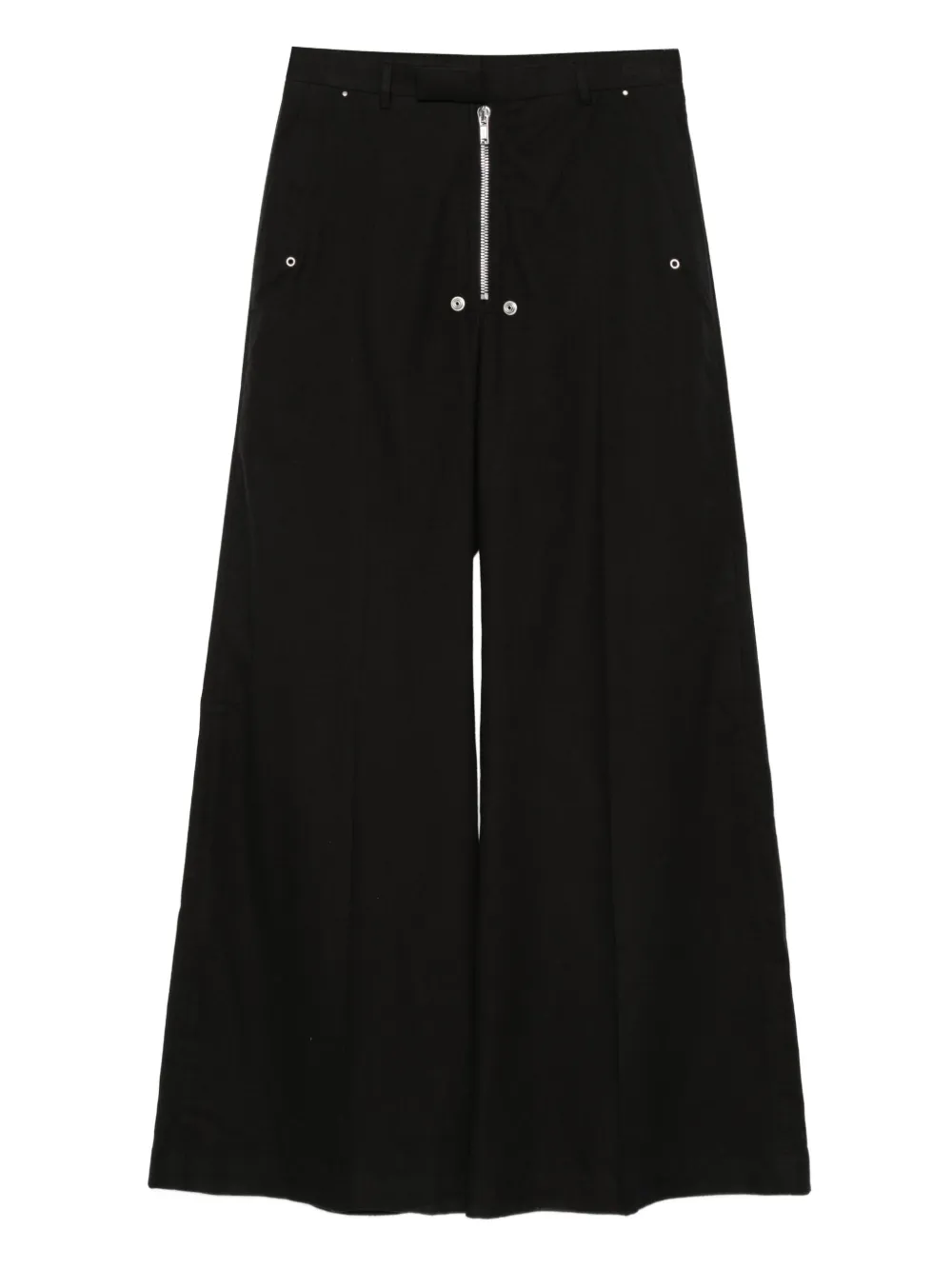 Rick Owens Broek met rits en knoop Zwart