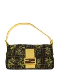 Fendi Pre-Owned 1990-2000s Zucca Floral Baguette shoulder bag - Brown